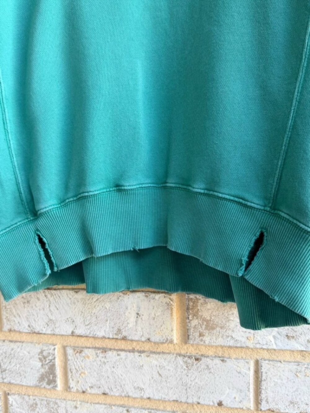 Aerie Long Sleeve Crew Neck "Some personal space" Green Sweatshirt Size XS. - Picture 7 of 8